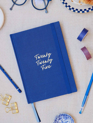 Behind The Trees - Write To Me - 2025 Weekly Planner - Indigo - 2025 diary - New Year journal - diary for 2025