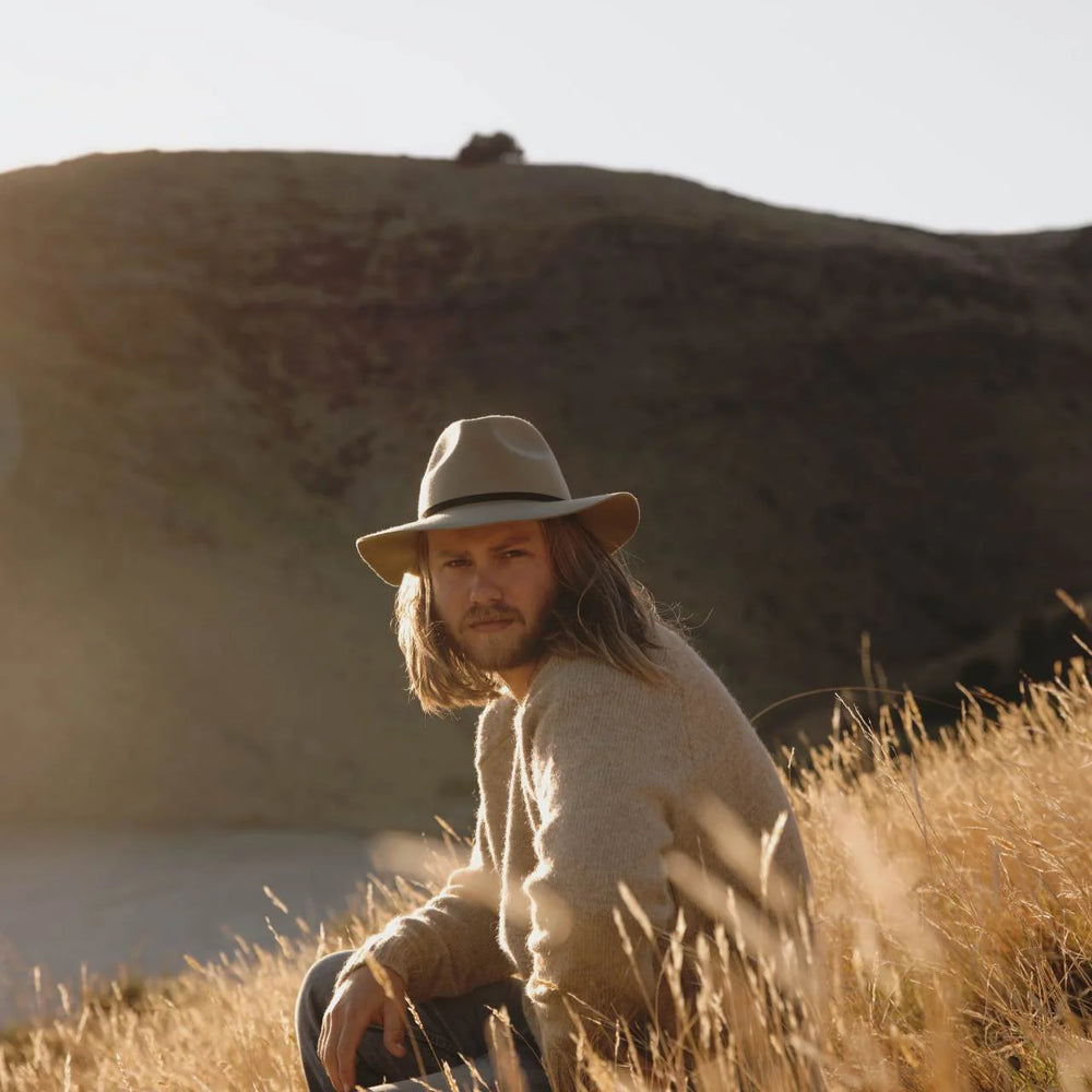 Behind The Trees - Will + Bear - Anderson Sage - Australian Wool Fedora under $150