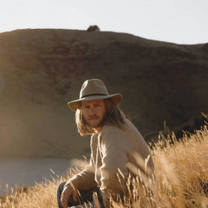 Behind The Trees - Will + Bear - Anderson Sage - Australian Wool Fedora under $150