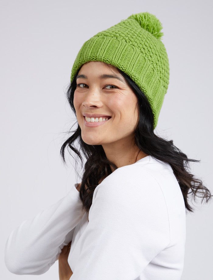 Behind The Trees - Elm - Berry Beanie - Jungle Green - mothers day beanie - winter beanie under $30