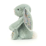 Behind The Trees -Jellycat - Blossom Bashful Bunny - Small - Sage - newborn baby gift - baby's first soft toy