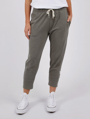 
                
                    Load image into Gallery viewer, Behind The Trees - Elm - Elm - Brunch Pant - Khaki - Best Selling Brunch Pant - 3/4 length trackpant - lightweight trackpant - 100% cotton trackpant
                
            