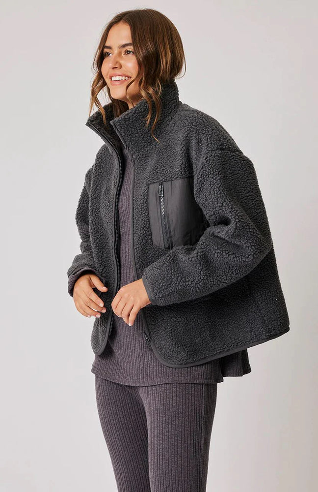 Cartel & Willow - Remi Zip Up - Charcoal