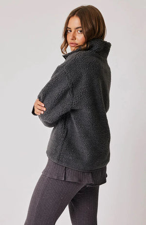 Cartel & Willow - Remi Zip Up - Charcoal