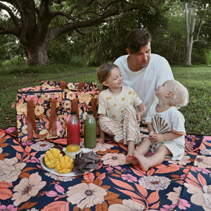 Behind The Trees - Kollab - Picnic Mat - Twilight Meadow - Best picnic mat - big picnic mat - fit the whole family on a picnic mat - Christmas gift under $110