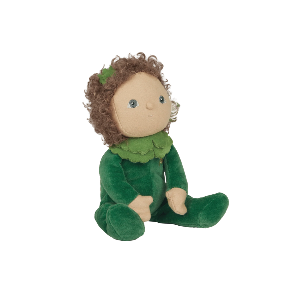 Behind The Trees - Olli Ella - Dinky Dinkum Dolls - Gene Greens - first birthday gift ideas - small doll for toddler - perfect size dolls for 1 year old - 1st christmas present - toddler gift under $30