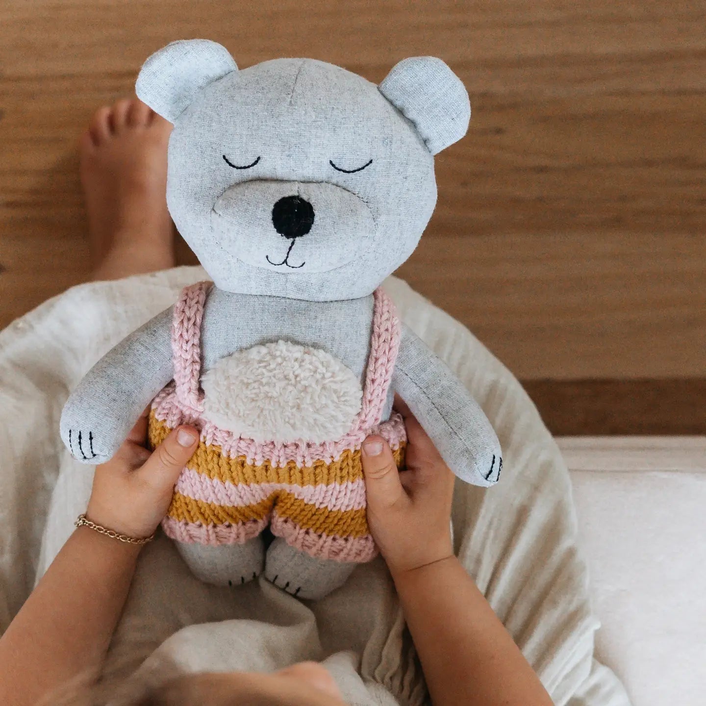 Behind The Trees - and the little dog laughed - edna bear - soft toys under $60 - support small business - teddy bear - gorgeous unique soft toys