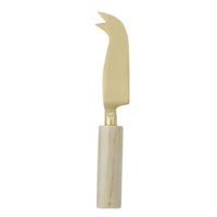 Eli Marble Cheese Knife 15cm Green Gold