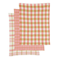 Coast to coast- Assemble Kit Set of 3 Recycled Cotton T'Towel Pack- Pink