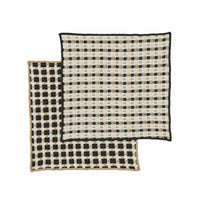 Kit Recycled Cotton Dishcloth - Set of 2 Black