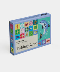 Behind The Trees - Fishing game box with colorful design and wondrous branding on a white background - Wonderscope - Magnetic Fishing Game - Pete Cromer