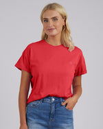 Elm - Halli S/S Tee - Bittersweet Red