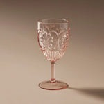 Indigo Love - Flemington Acrylic Wine Glass - Pale Pink