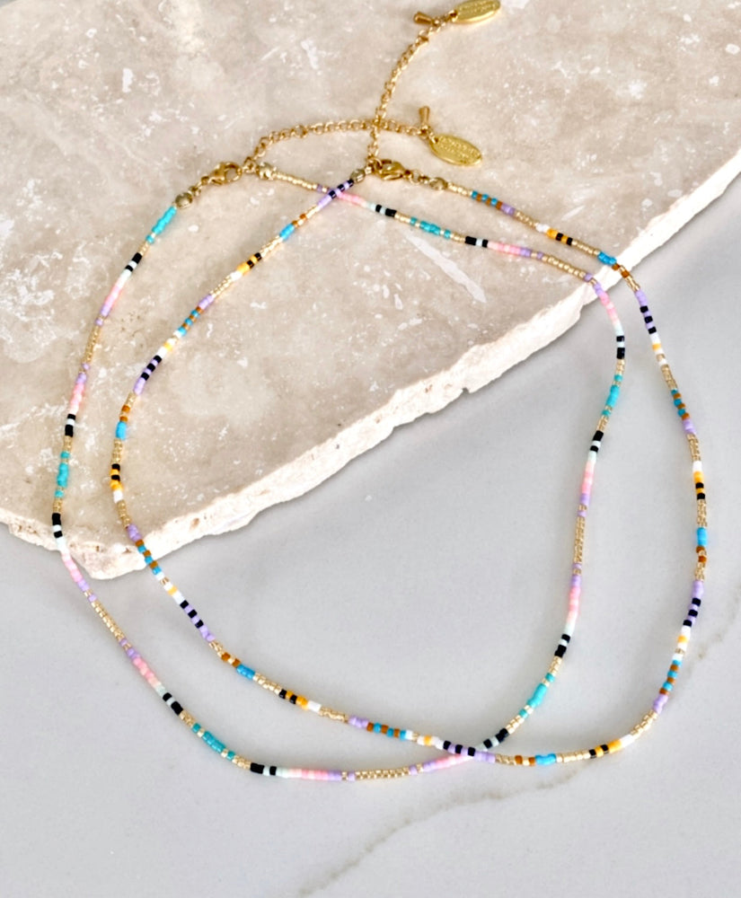 Salty Safari - Necklace - Corsica - Lilac