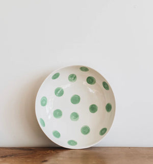 Behind The Trees - Noss. - Spot Salad Bowl - Mint Green - Round Salad Bowl - unique tableware - Christmas gift under $90