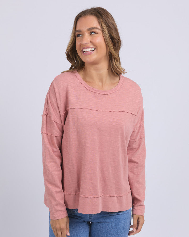 Behind The Trees - Foxwood - Jayne Throw On Top - Ash Rose - who sells Foxwood clothing - Foxwood clothing sale - Foxwood clothing website - Foxwood Clothing Australia -