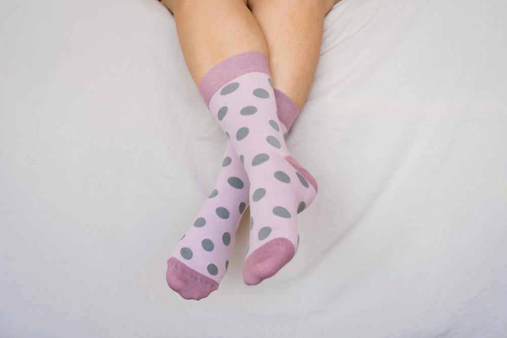 Joode - Socks - Dotti Lilac- Size S/M - 36-40