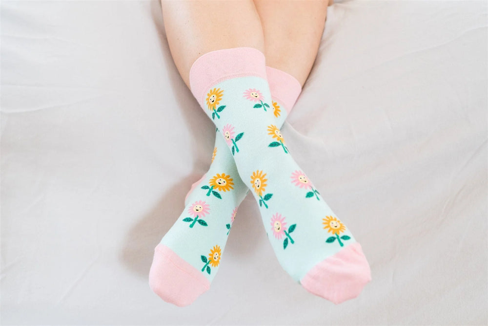 Joode - Socks - Flower Socks - Size S/M - 36-40