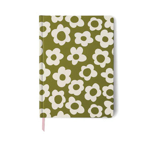 Behind The Trees - Designworks Collective - Jumbo Soft Touch Journal - Green Groovy Floral - christmas gift under $30 - teacher gift under $30 - best Christmas gift ideas