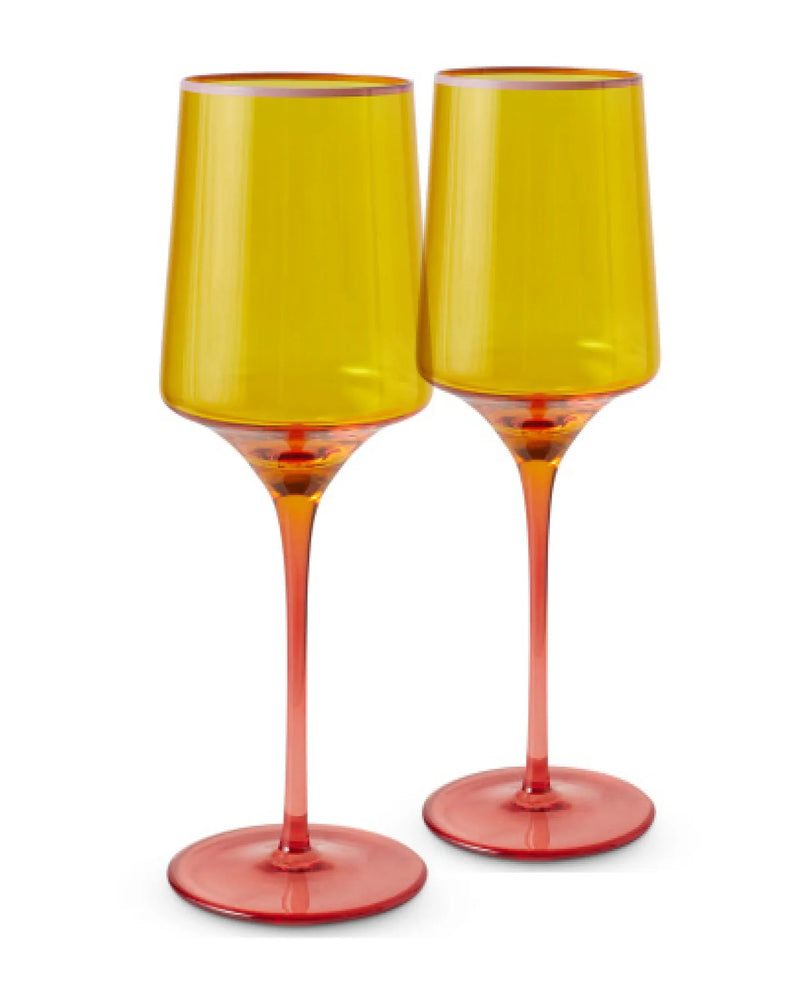 Kip & Co - Tropical Punch - Vino Glass - 2P Set