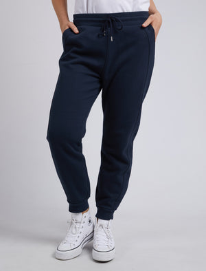 Behind The Trees - Elm - Kirby Track Pant - Dark Sapphire - comfy track pants under $80 - elastic waist track pant