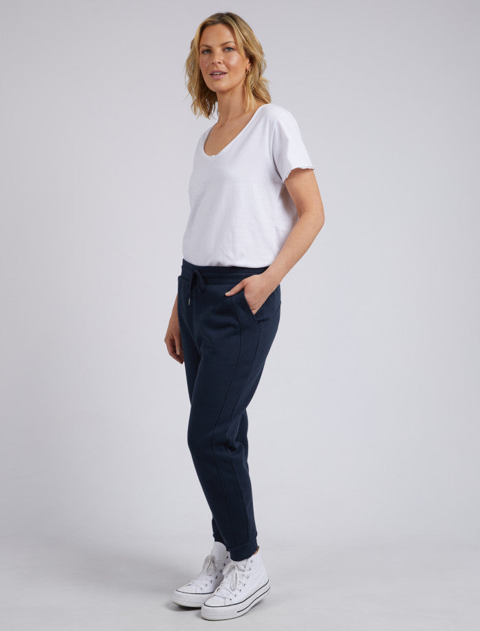 Behind The Trees - Elm - Kirby Track Pant - Dark Sapphire - comfy track pants under $80 - elastic waist track pant