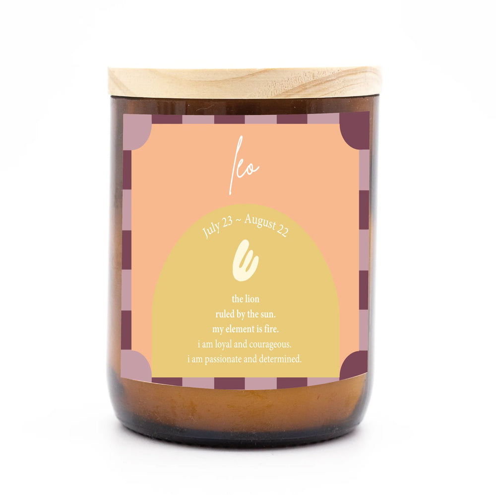 The Commonfolk Collective - Zodiac Colour Candle - Leo - Himalayas