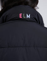 Behind The Trees - Elm - Longline Puffer Jacket - Black - Winter puffer jacket - lightweight puffer jacket under $200