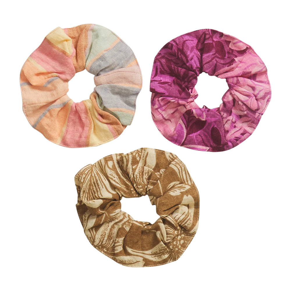 Behind The Trees - Sage &amp; Clare - Scrunchie Set - Amber - Luna collection by Sage X Clare - christmas stocking stuffer - hair accessories