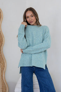 Miss Marlow - side Split Knit - Jade