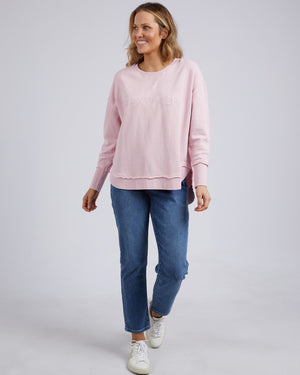 Behind The Trees - Foxwood - Simplified Crew - Blossom - casual sweater - bright green causal sweater under $80 - cotton sweater