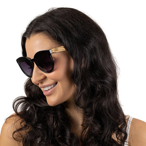 Soek - Sunglasses - Bella - Midnight - Black Gradient Lens