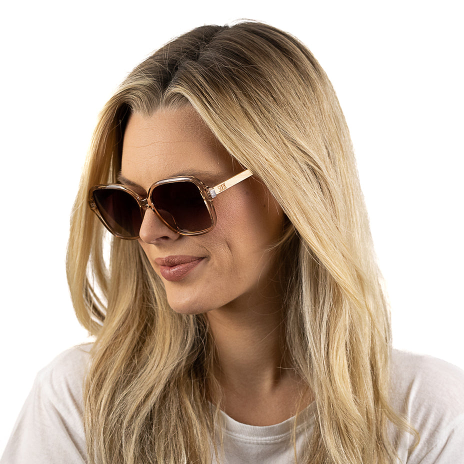 Soek - Sunglasses - Scarlett - Champagne - Brown Lens