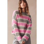 Little Lies - Knit - Sophia Pink Stripe