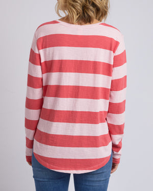 Behind The Trees - Elm - Elm Spritz - L/S Tee - casual long sleeve cotton top - stripe long sleeve top