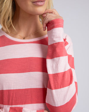 Behind The Trees - Elm - Elm Spritz - L/S Tee - casual long sleeve cotton top - stripe long sleeve top