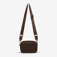 Status Anxiety -Plunder Bag With Webbed Strap - Cocoa