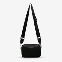 Status Anxiety -Plunder Bag With Webbed Strap - Black