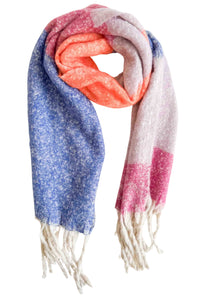 Urban Products - Tamara Scarf - Blue, Orange & Pink