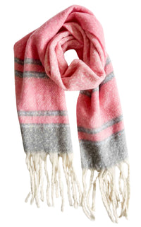 Urban Products - Avalon Scarf - Pink & Grey