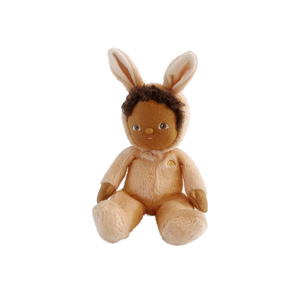 Behind The Trees - Olli Ella - Dinky Dinkum Dolls - Babs Bunny - Apricot - Easter present - soft toy bunny - easter gifting under $30 - easter gift alternative to chocolate