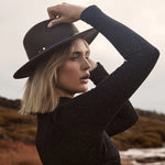 Behind The Trees - Ace Of Something - Oslo Fedora in Truffle  - Stunning fedora made from 100% Australian wool - stylish women’s hat