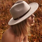 Behind The Trees - Ace Of Something - Oslo Fedora in Rose Dust  - Stunning fedora made from 100% Australian wool - stylish women’s hat
