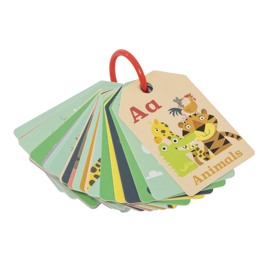  Behind The Trees - Tiger Tribe - Flash Cards - Animal ABC - Educational flash cards for baby - perfect 1st birthday present - gifts under $20