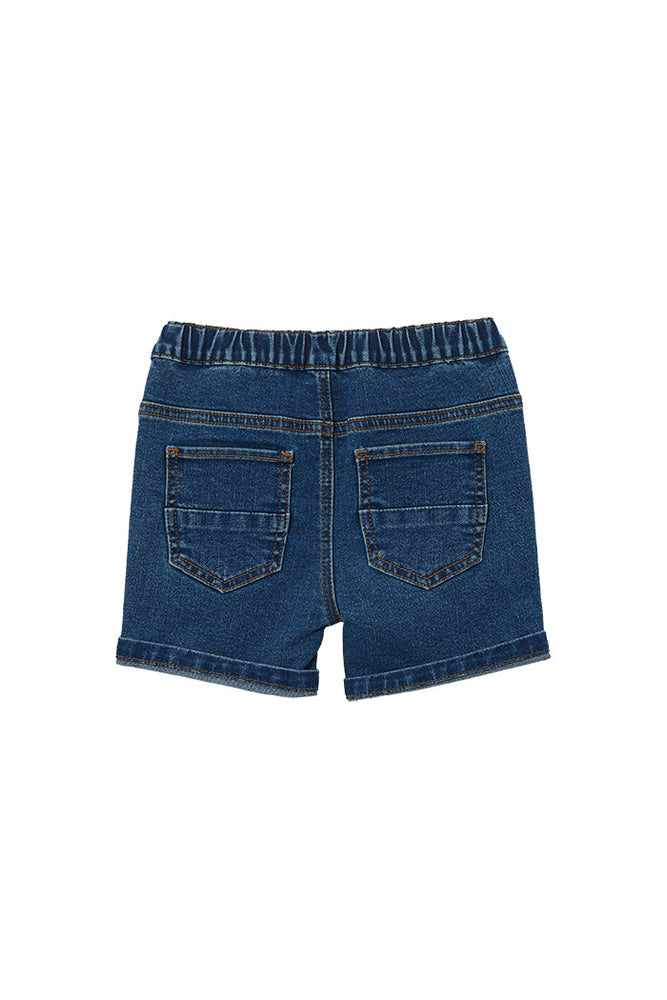The Little Tree Store - Milky - Short - Stone Wash Denim  - Boys denim shorts - stretchy denim shorts for boys - under $50