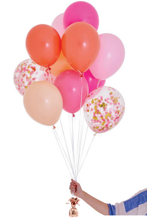 READY TO GO - Inflated Balloon Set - Pink Shimmer