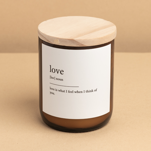 The Commonfolk Collective - Dictionary Meaning Candle - Love
