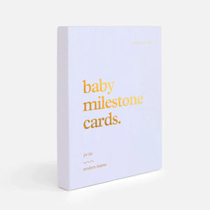 
                
                    Load image into Gallery viewer, Fox &amp;amp; Fallow - Baby Milestone Cards - Powder Blue
                
            