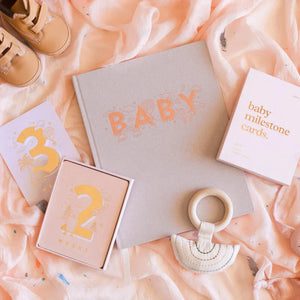 Fox & Fallow - Baby Milestone Cards - Cream