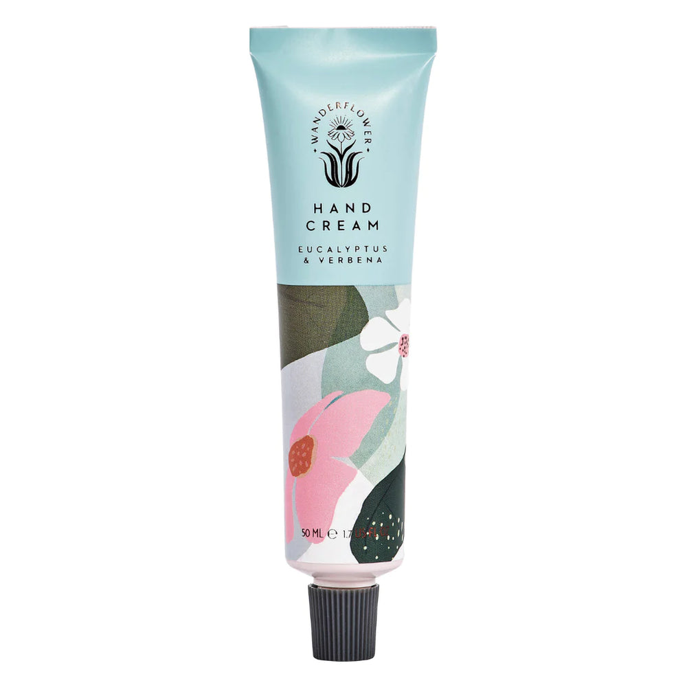 Behind The Trees - Wanderflower - Hand Cream - Eucalyptus + Verbena - Gift under $20 for her - perfect gift for mothers day 